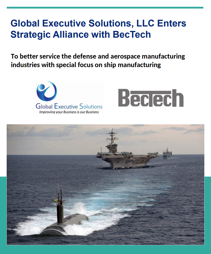 Global Executive Solutions, LLC Enters Strategic Alliance with BecTech