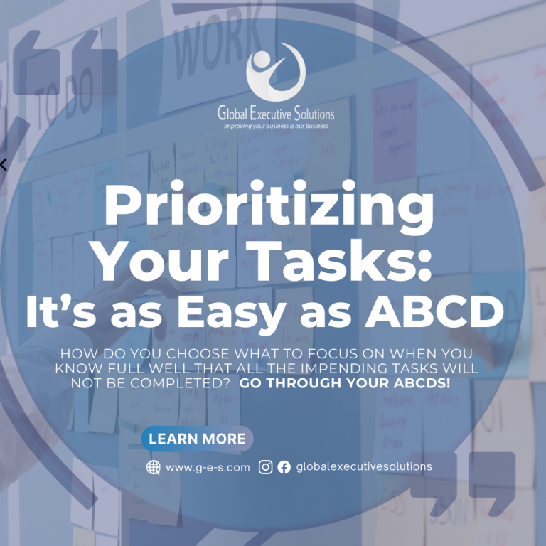 Prioritizing Your Tasks: It’s as Easy as ABCD
